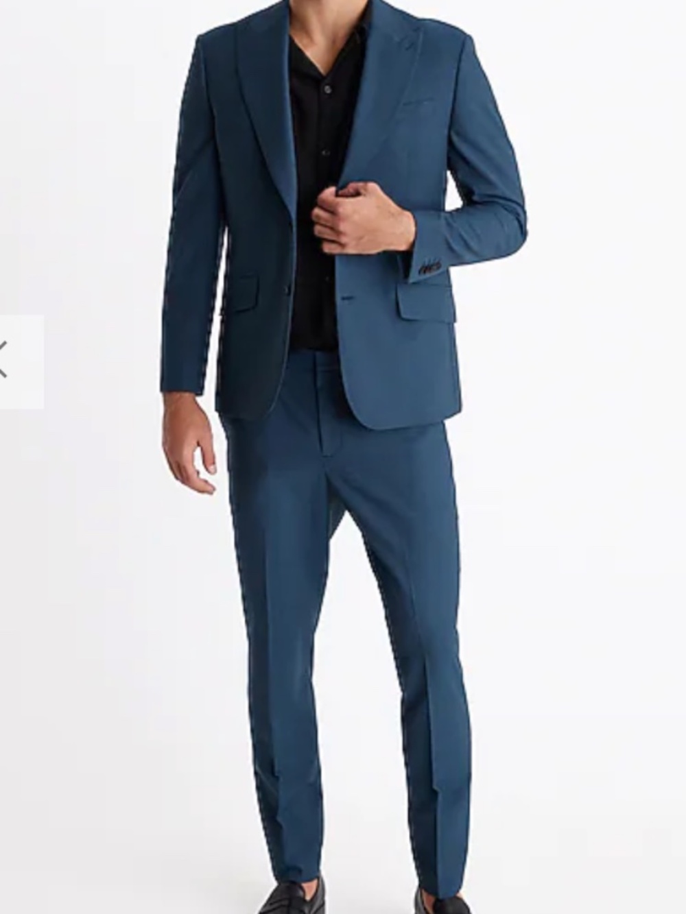EXPRESS Extra Slim Suit Jacket and Pants- Deep Teal, 40S/31x30
